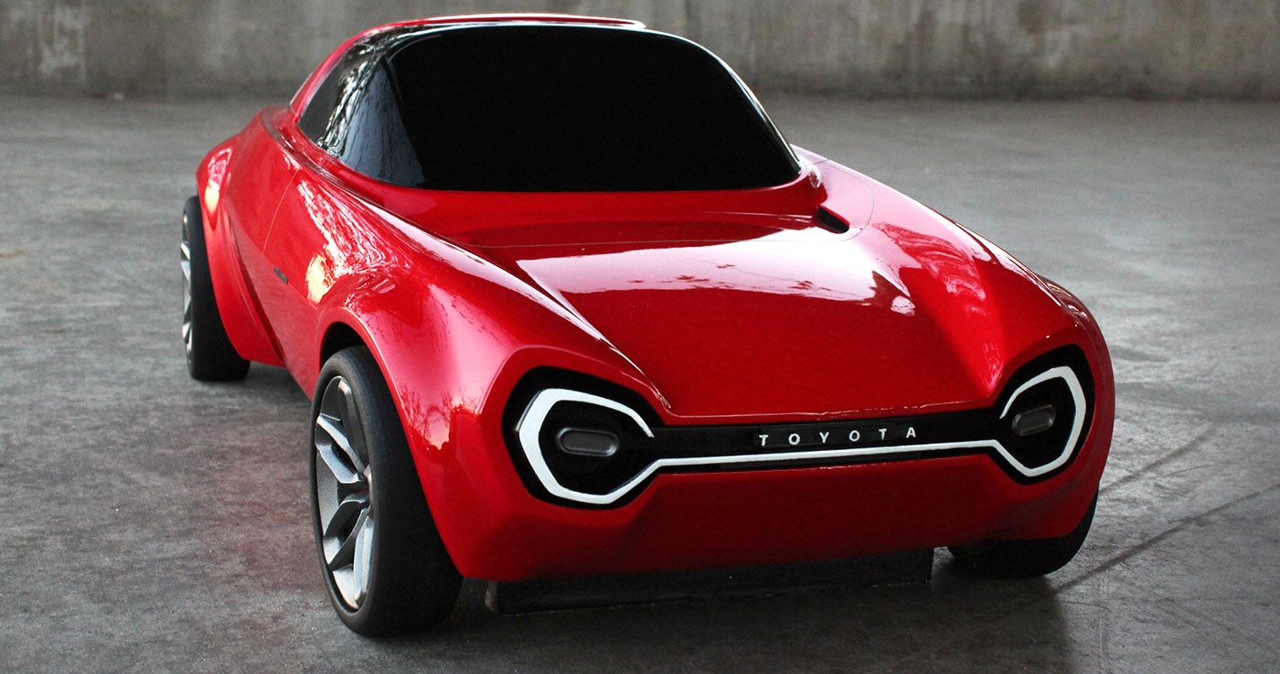 Toyota Motor，Self service，Sports car，conceptual design，Self service sports car，industrial design，
