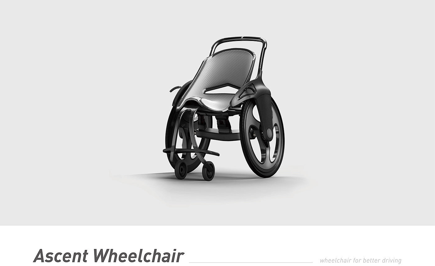 轮椅，Ascent，人机工程，手动轮椅，