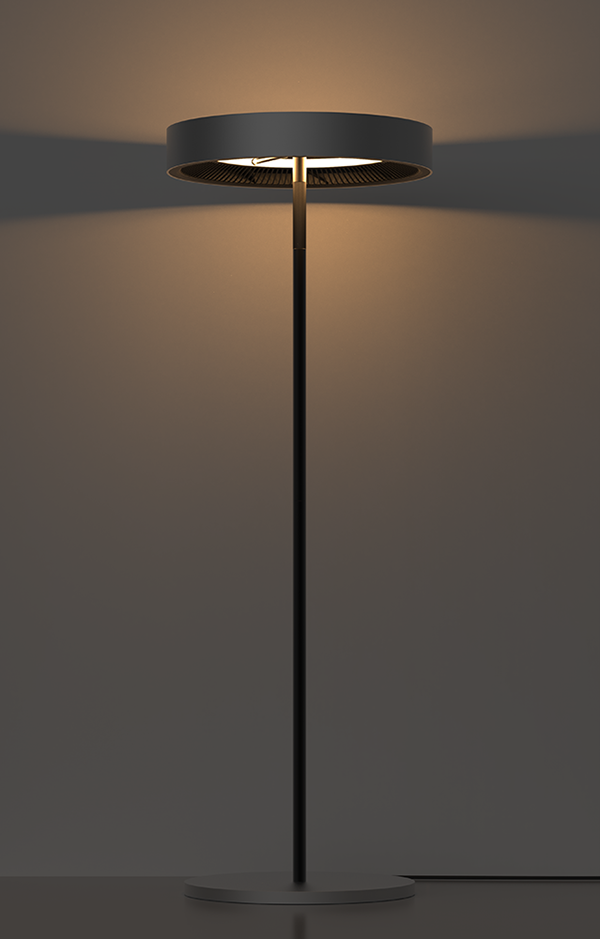 Household appliances，pedestal fan，No fan page，unique，industrial design，originality，innovate，