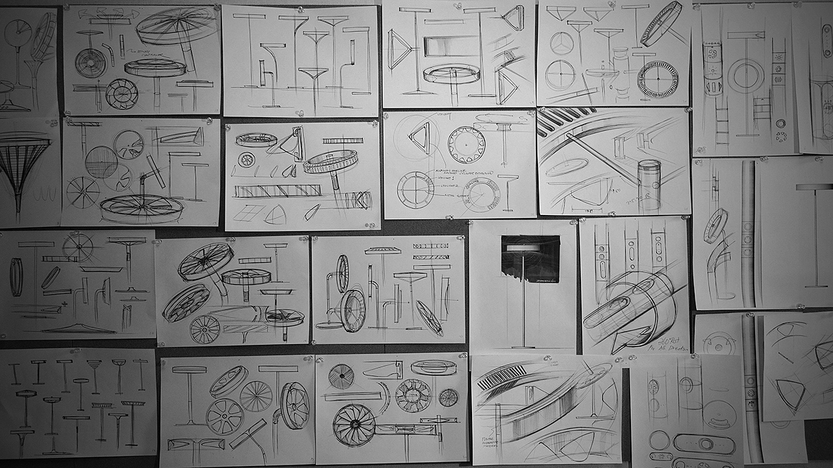 Household appliances，pedestal fan，No fan page，unique，industrial design，originality，innovate，