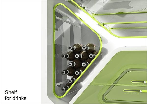olga，Creative design，Refrigerator，Household appliances，industrial design，