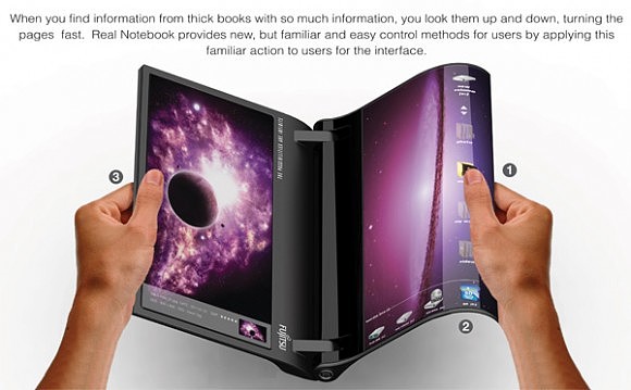 Turn a Book，notebook，computer，originality，Flexible screen，industrial design，