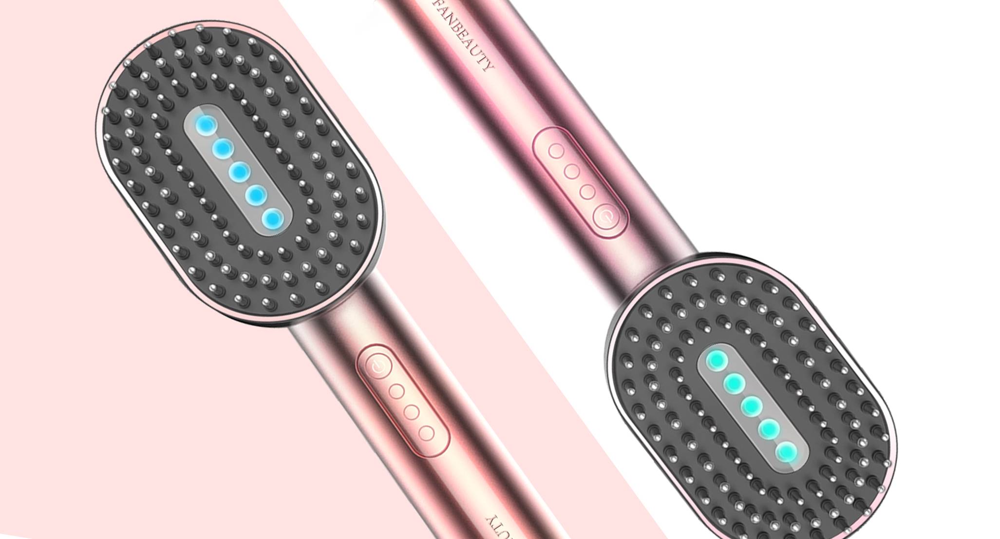 Beauty tools, hair care comb, introducer, product design，