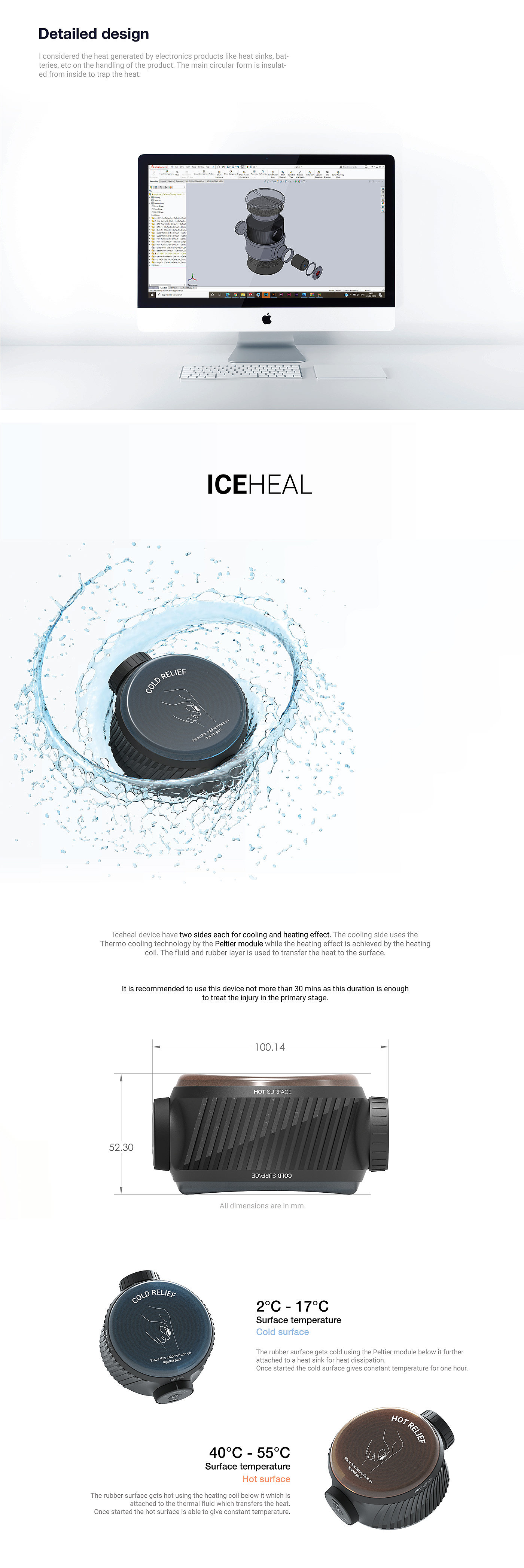 Iceheal，Electronic system，Intelligent products，product design，