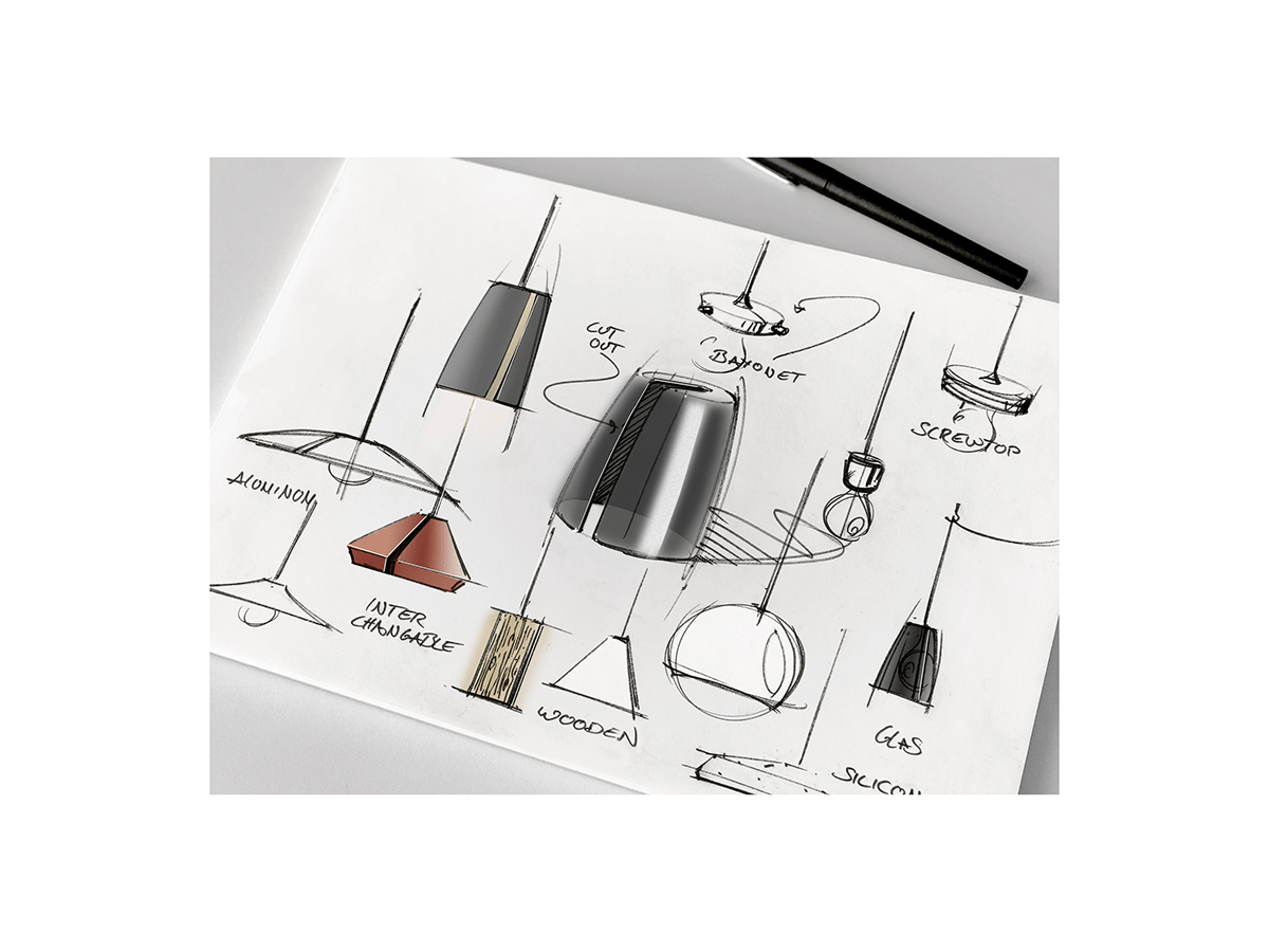 a chandelier，Lampshade，Interchangeable，