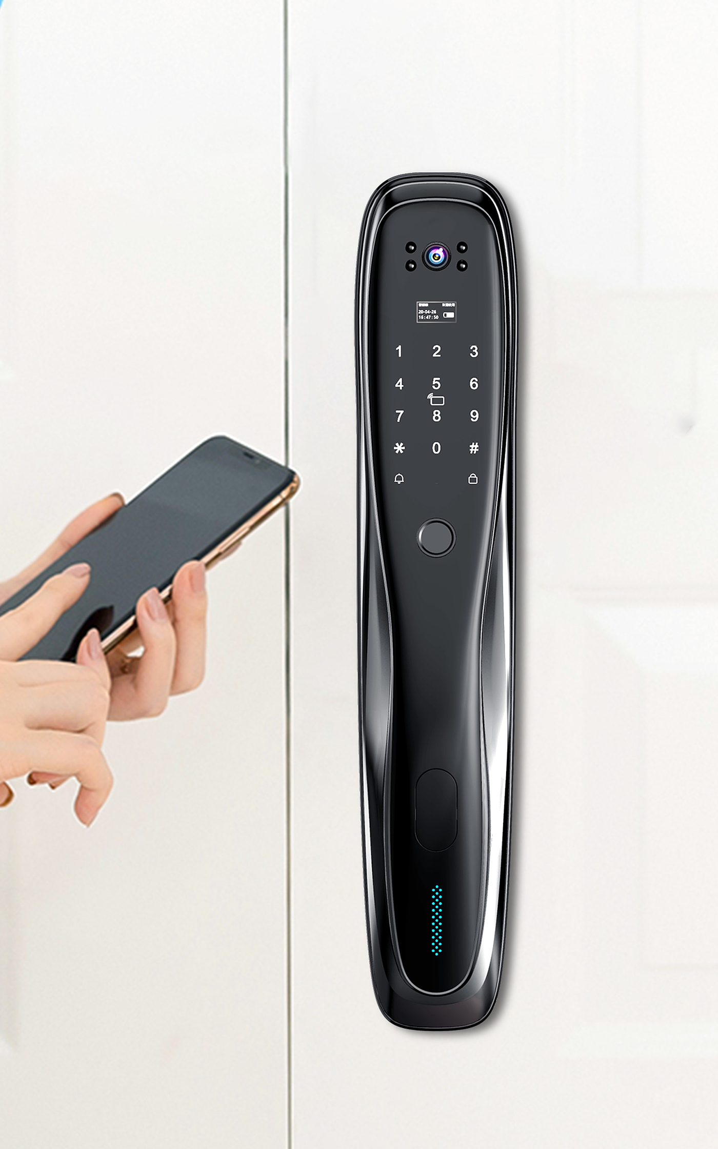Intelligent door lock，two thousand and twenty，