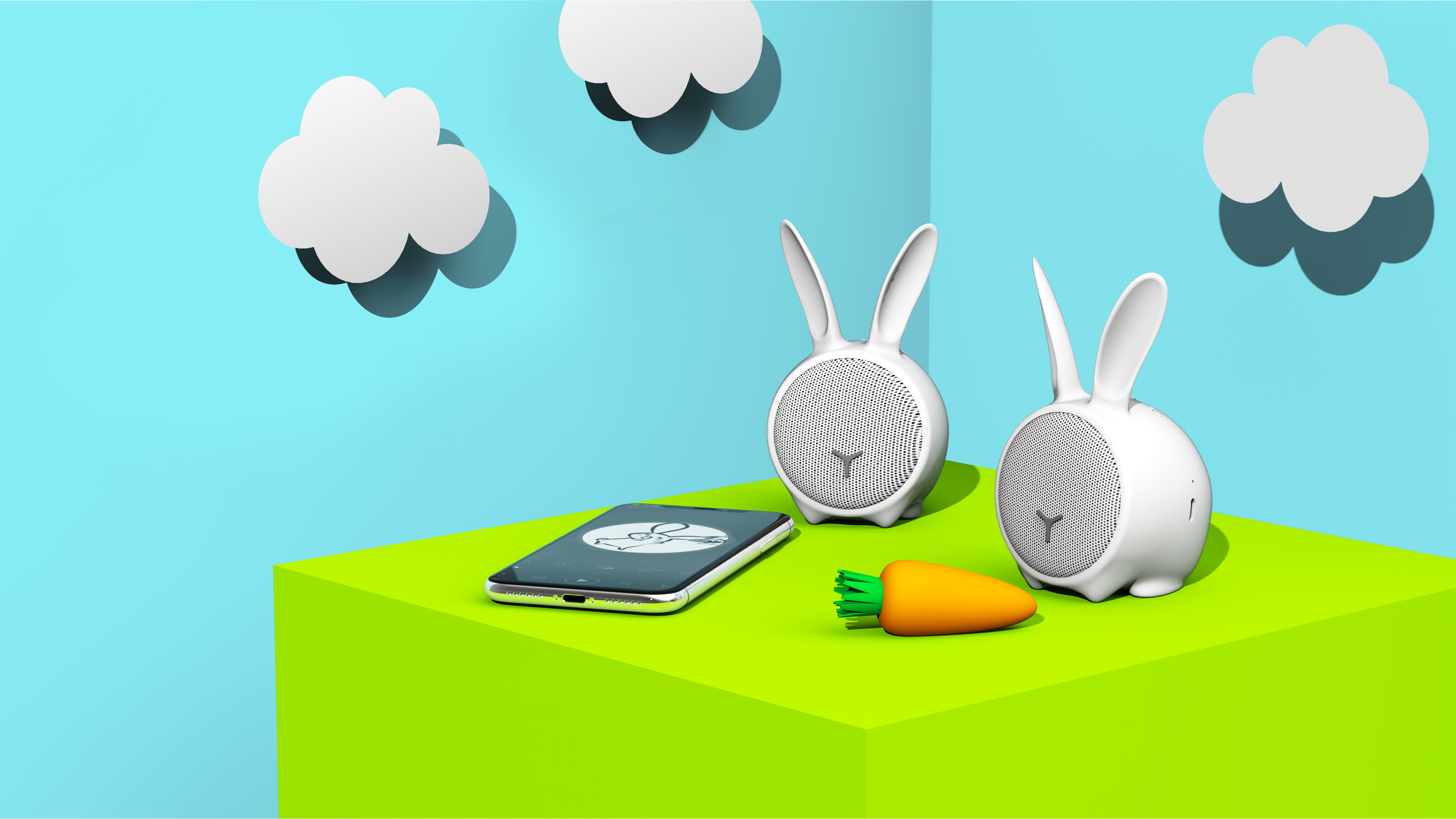 Bluetooth Speaker ，cattle，rabbit，