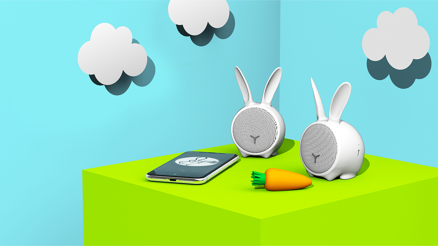 Bluetooth Speaker ，cattle，rabbit，