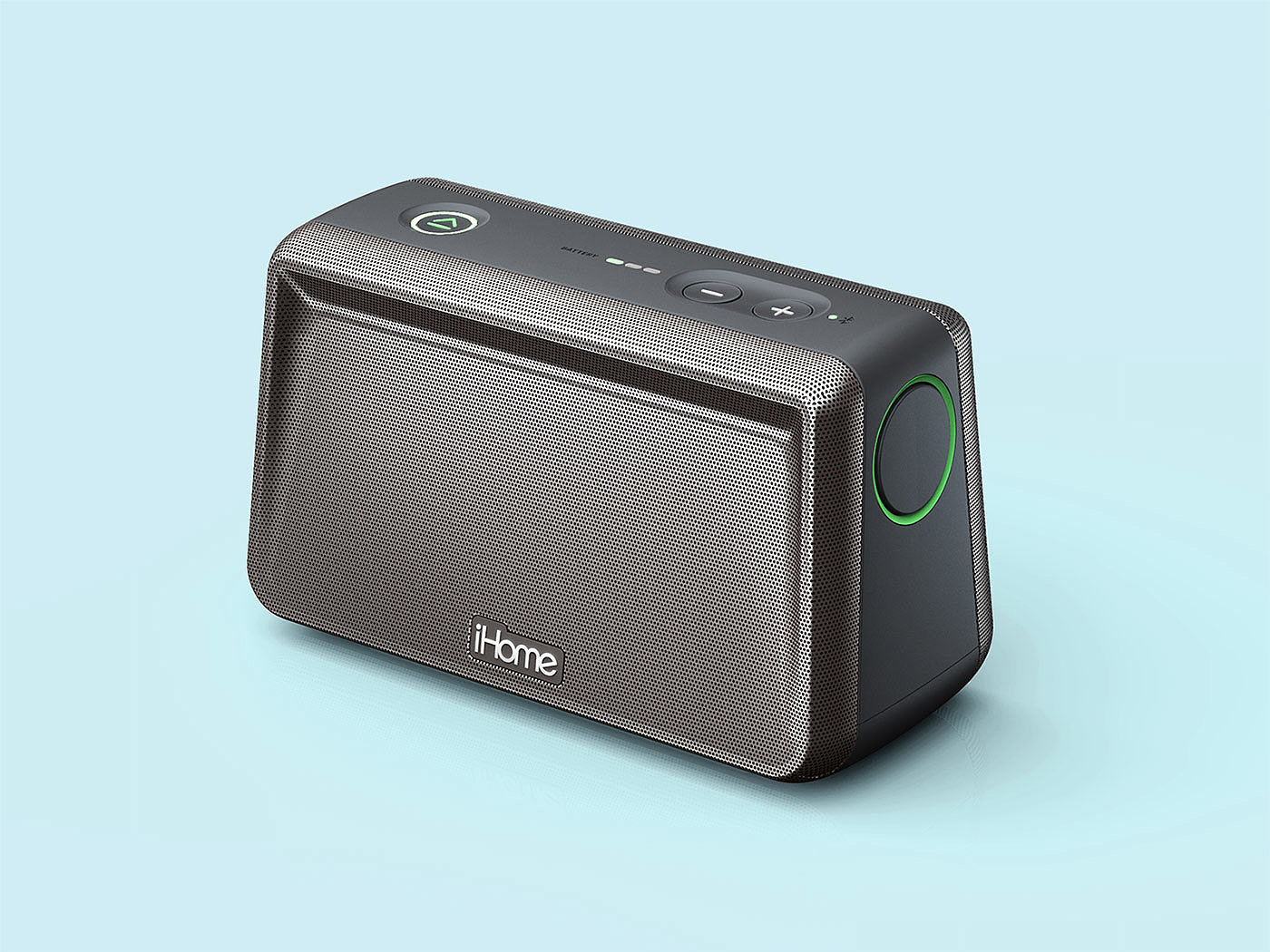 iHome，便携式蓝牙扬声器，手握式，