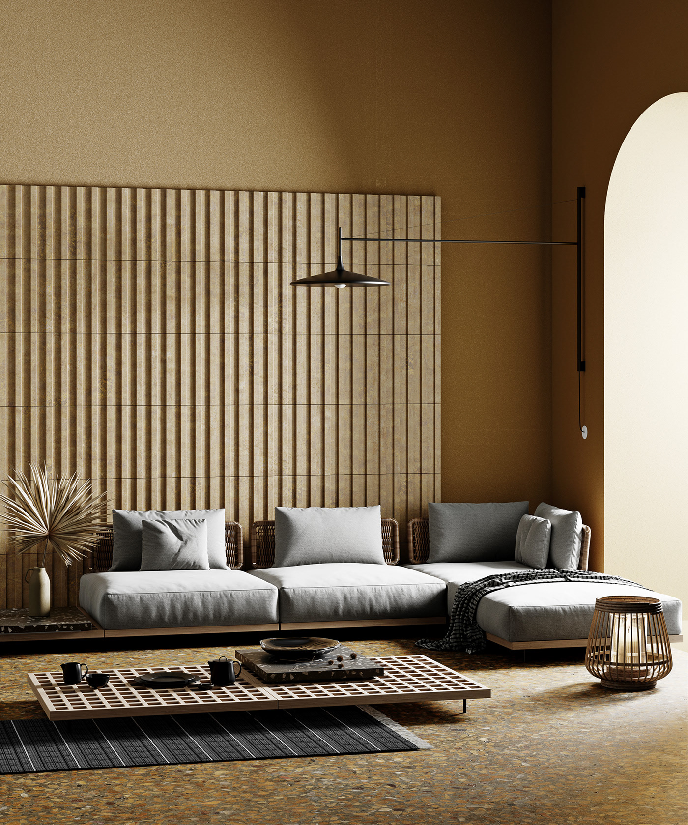 Dark yellow Decor，Home design，Overall design，