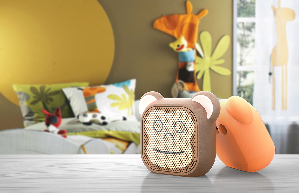 lovely，Children's products，Portable Bluetooth speaker，General image，industrial design，