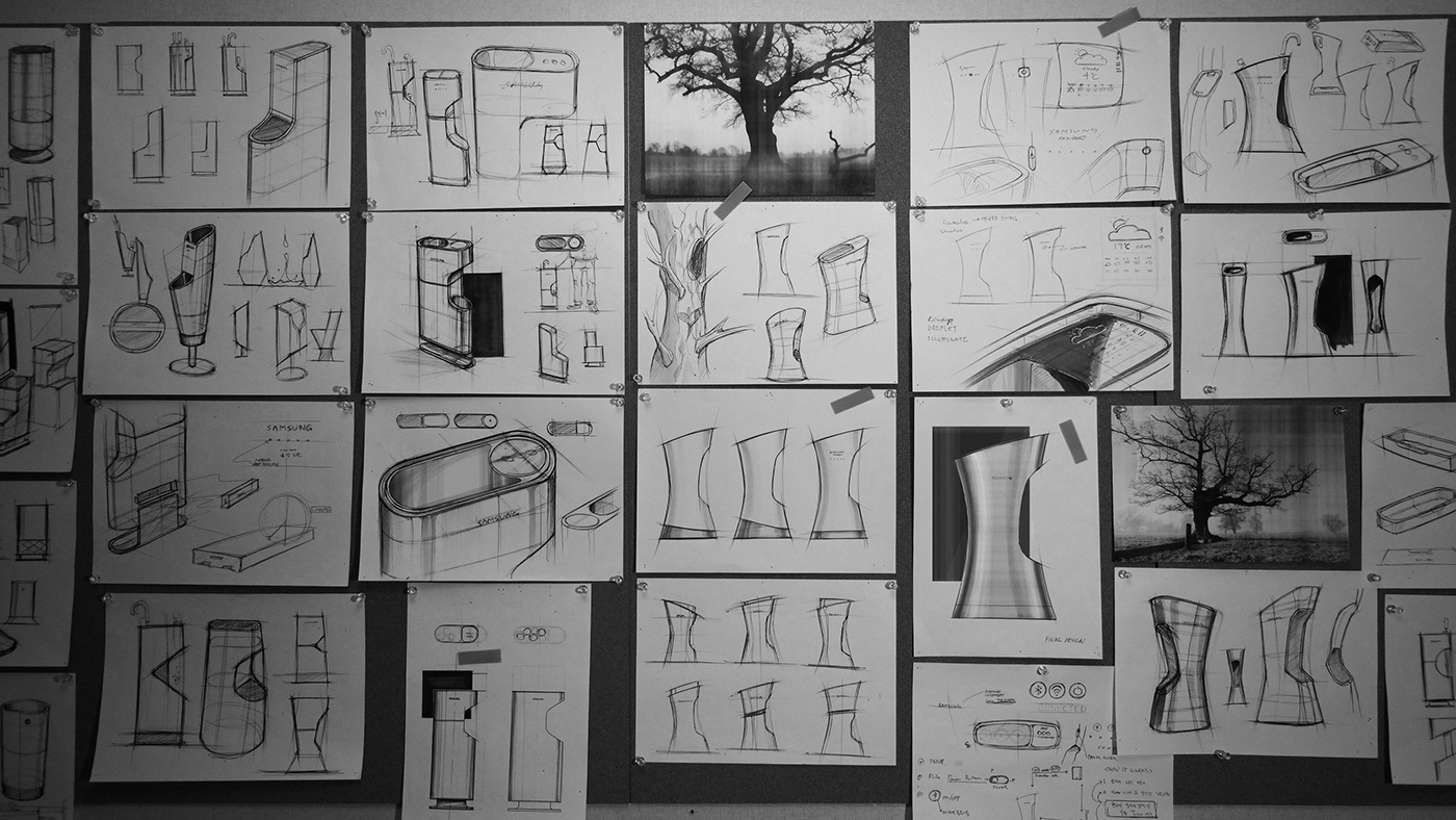 Samsung，cloud，Intelligent umbrella rack，Internet of things，industrial design，