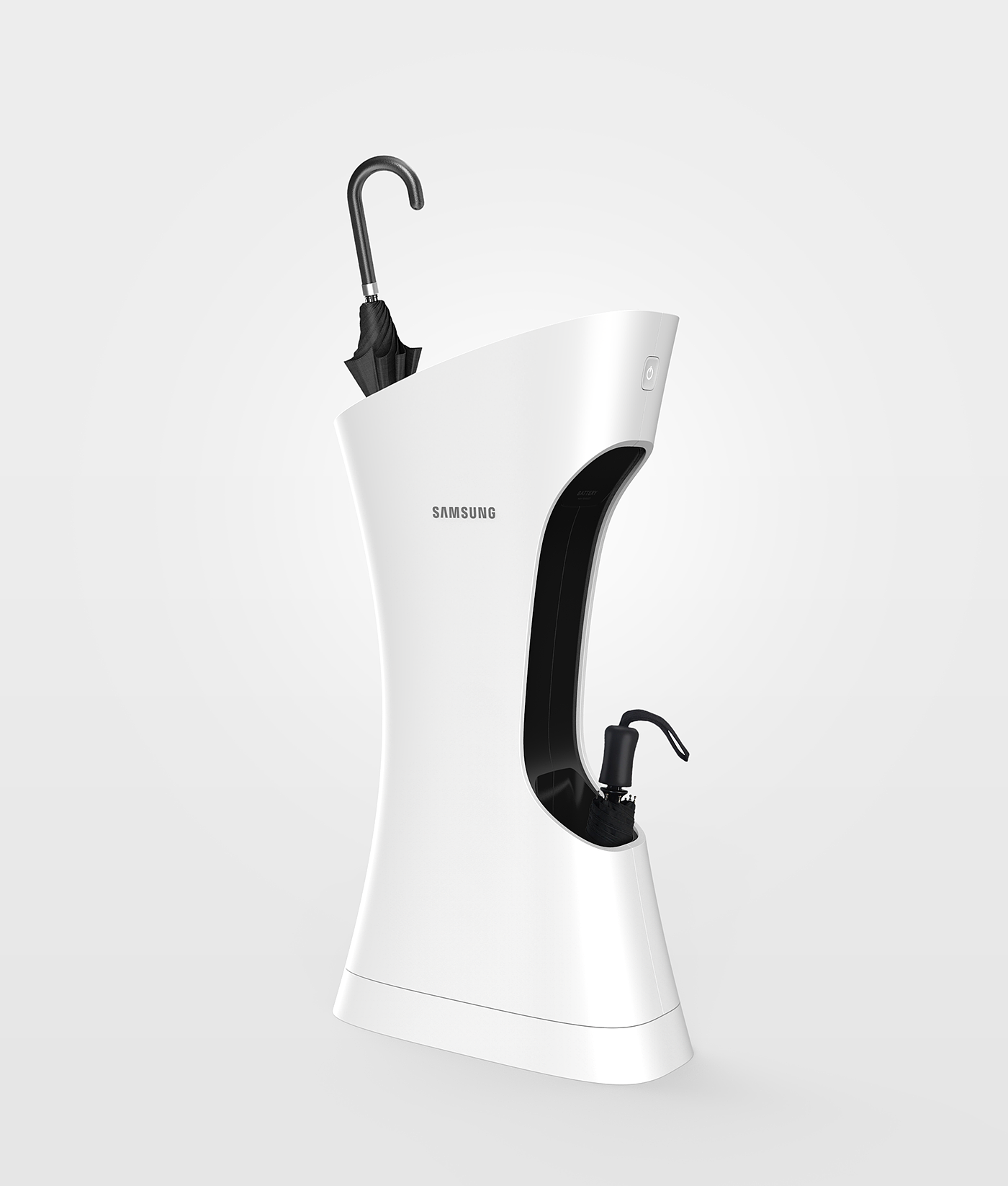 Samsung，cloud，Intelligent umbrella rack，Internet of things，industrial design，