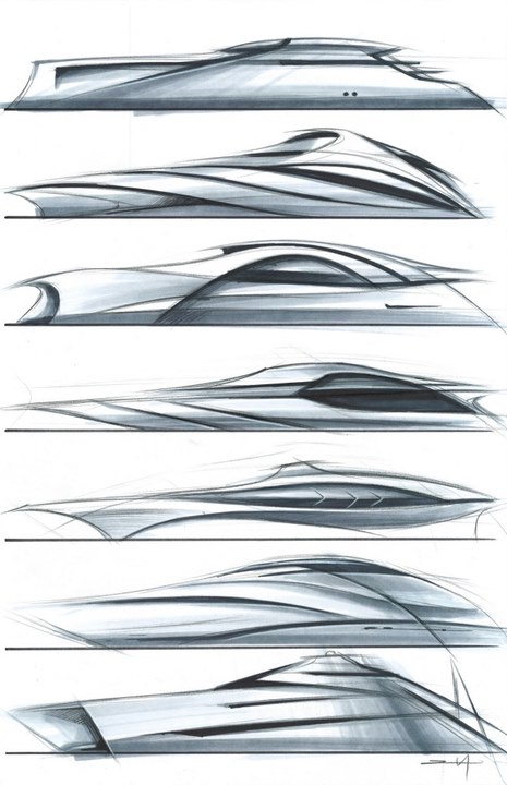 Ship design，sketch，