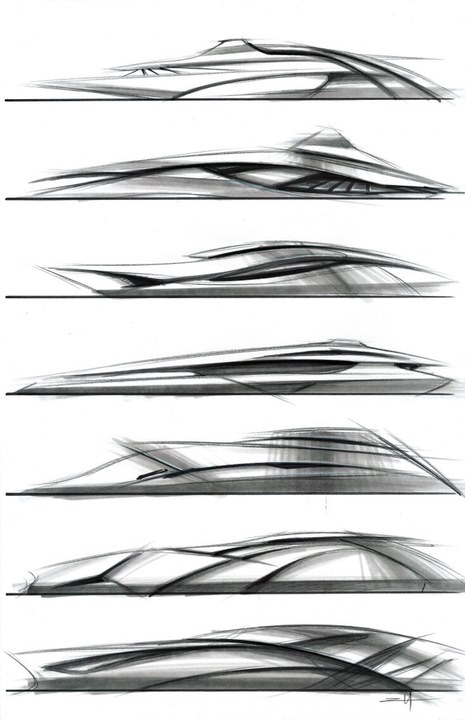 Ship design，sketch，