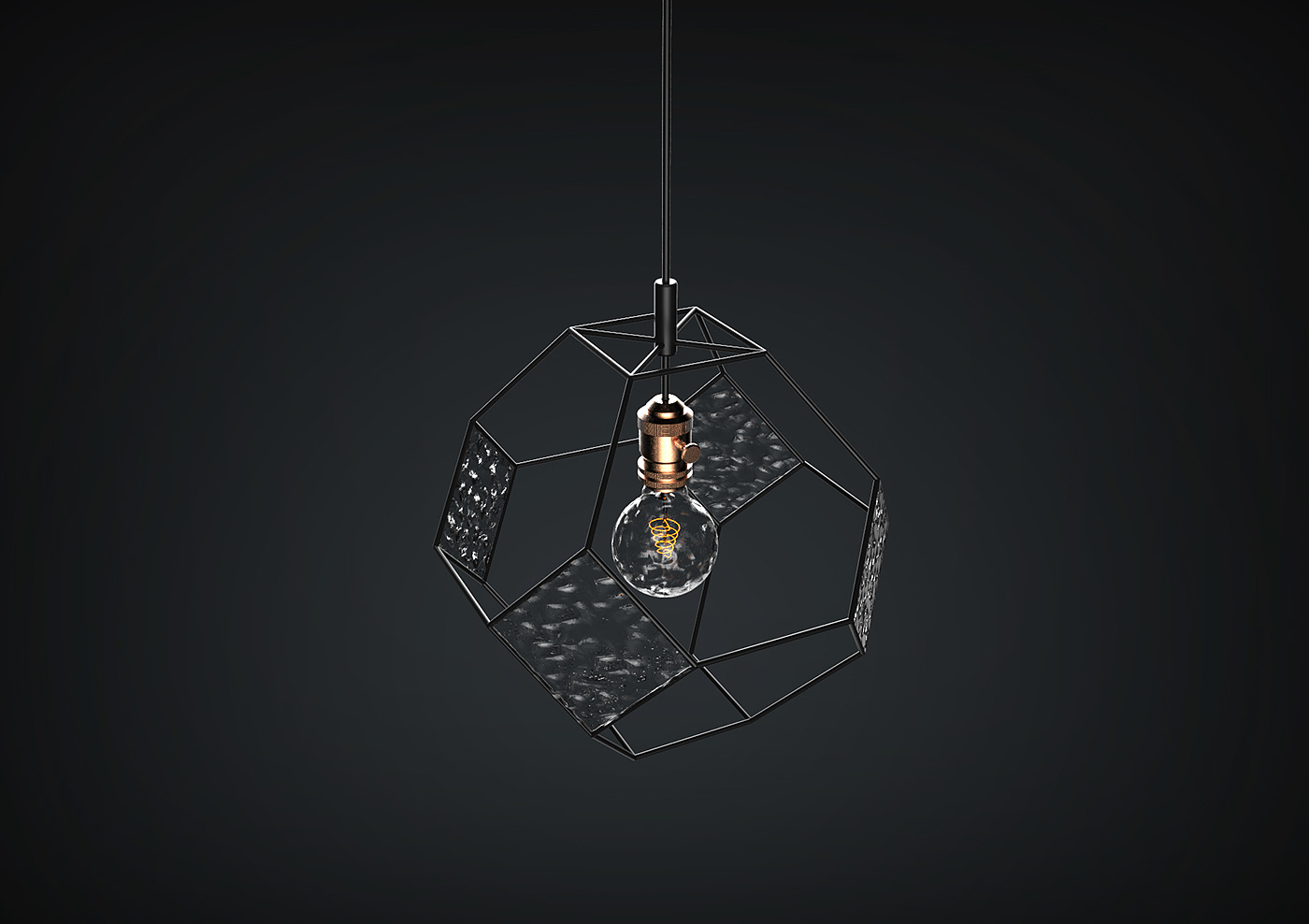 plation，Light bulb:，Metal material，black，a chandelier，