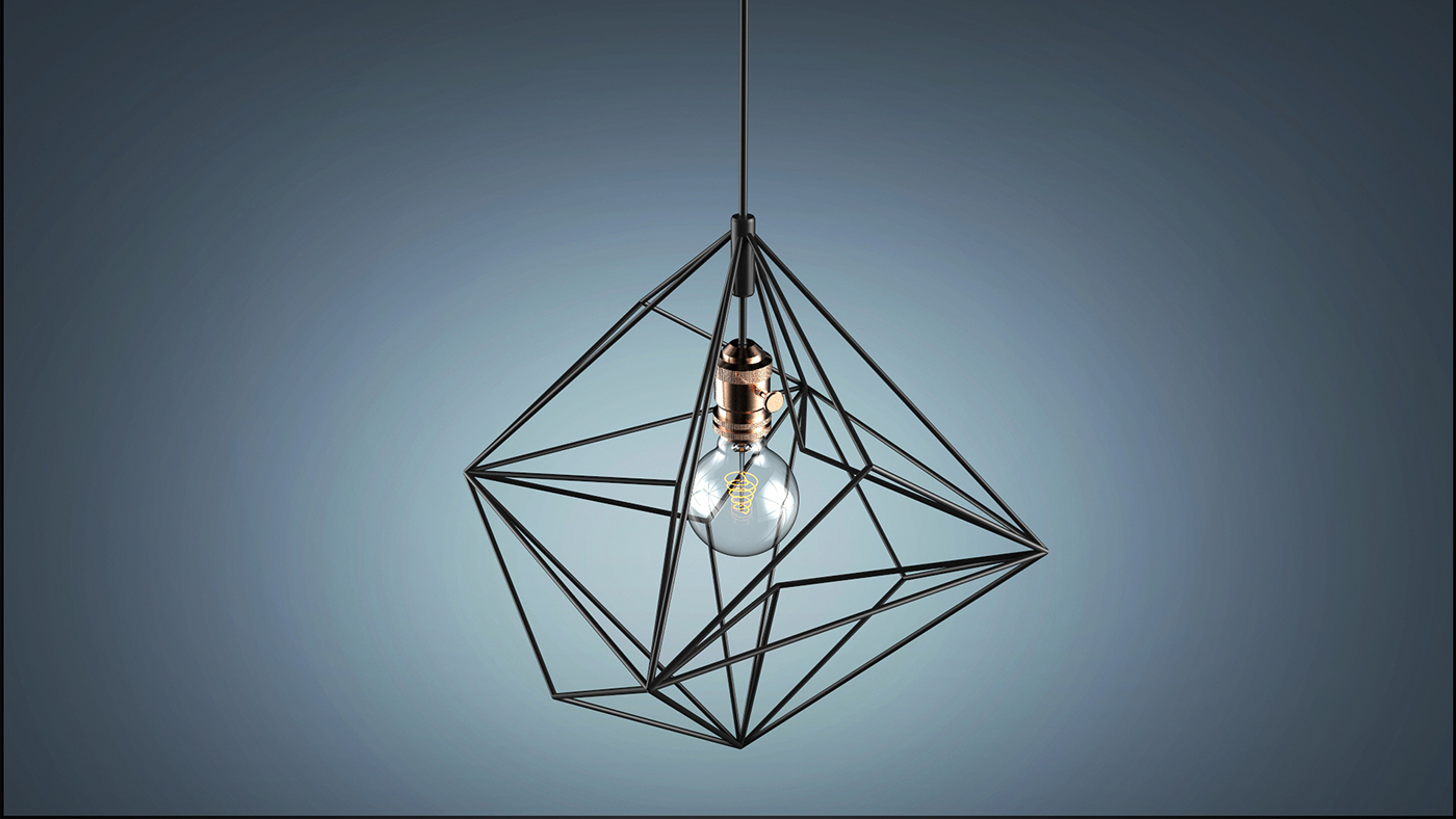 plation，Light bulb:，Metal material，black，a chandelier，