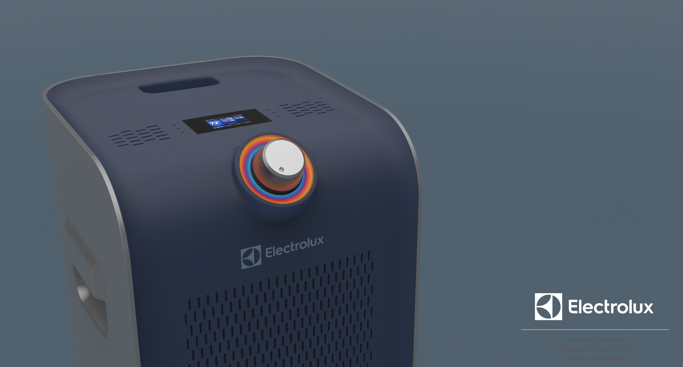 Electrolux，Household appliances，Air ion generator，Modeling design，industrial design，