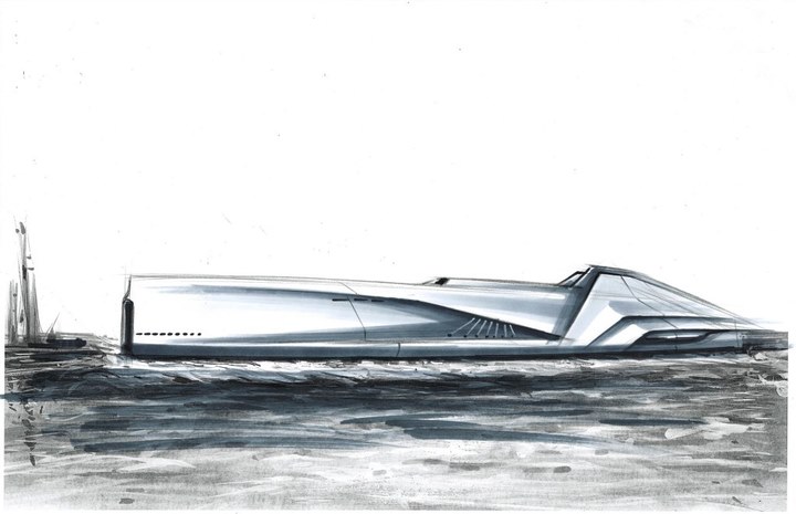 Ship design，sketch，