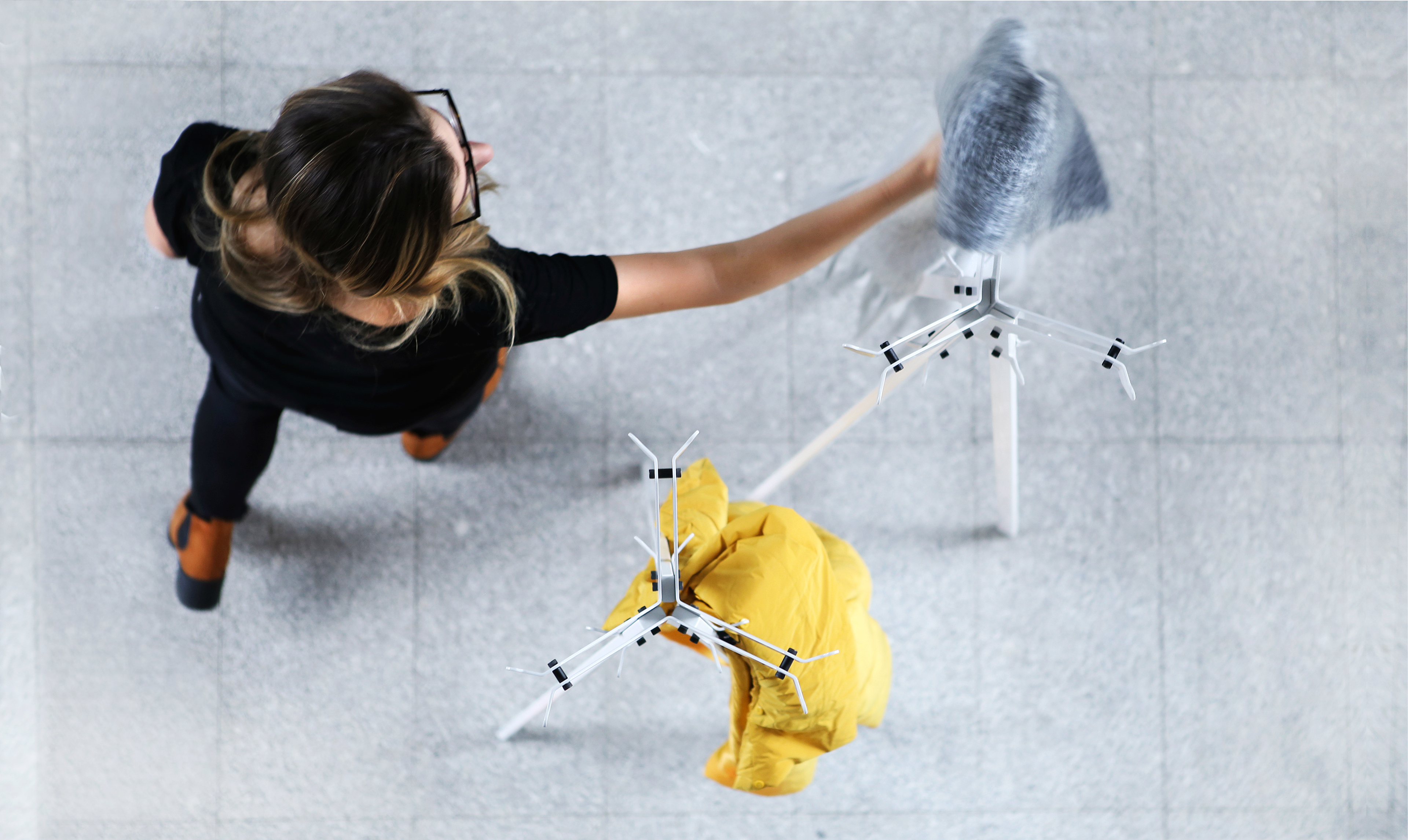 industrial design，coat hanger，Assemble furniture，Simple style，