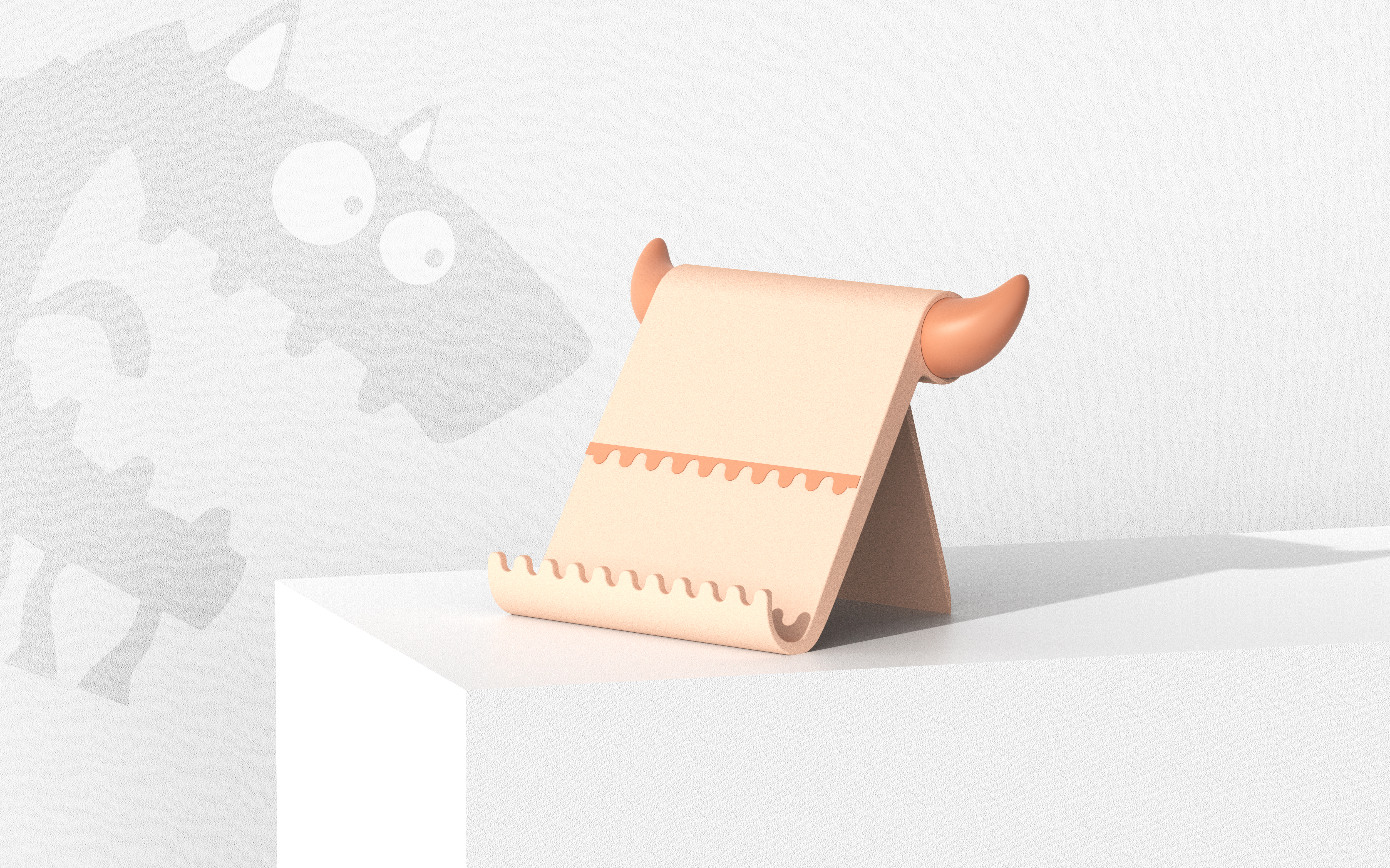 Mobile phone bracket，Bracket，Monster，lovely，Funny，originality，3c，mobile phone，