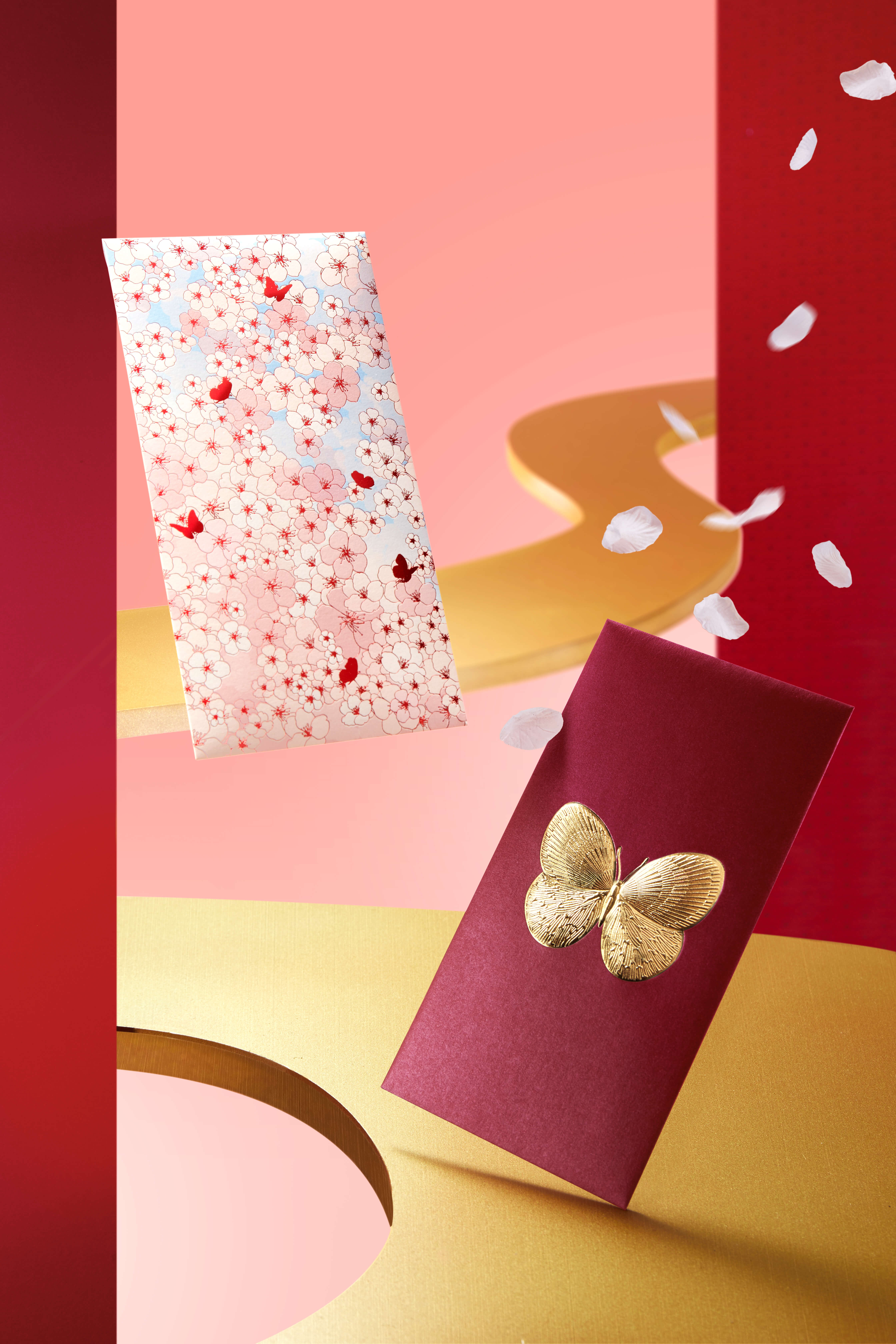 Red envelopes，Design，delicate，gilding，blessing，