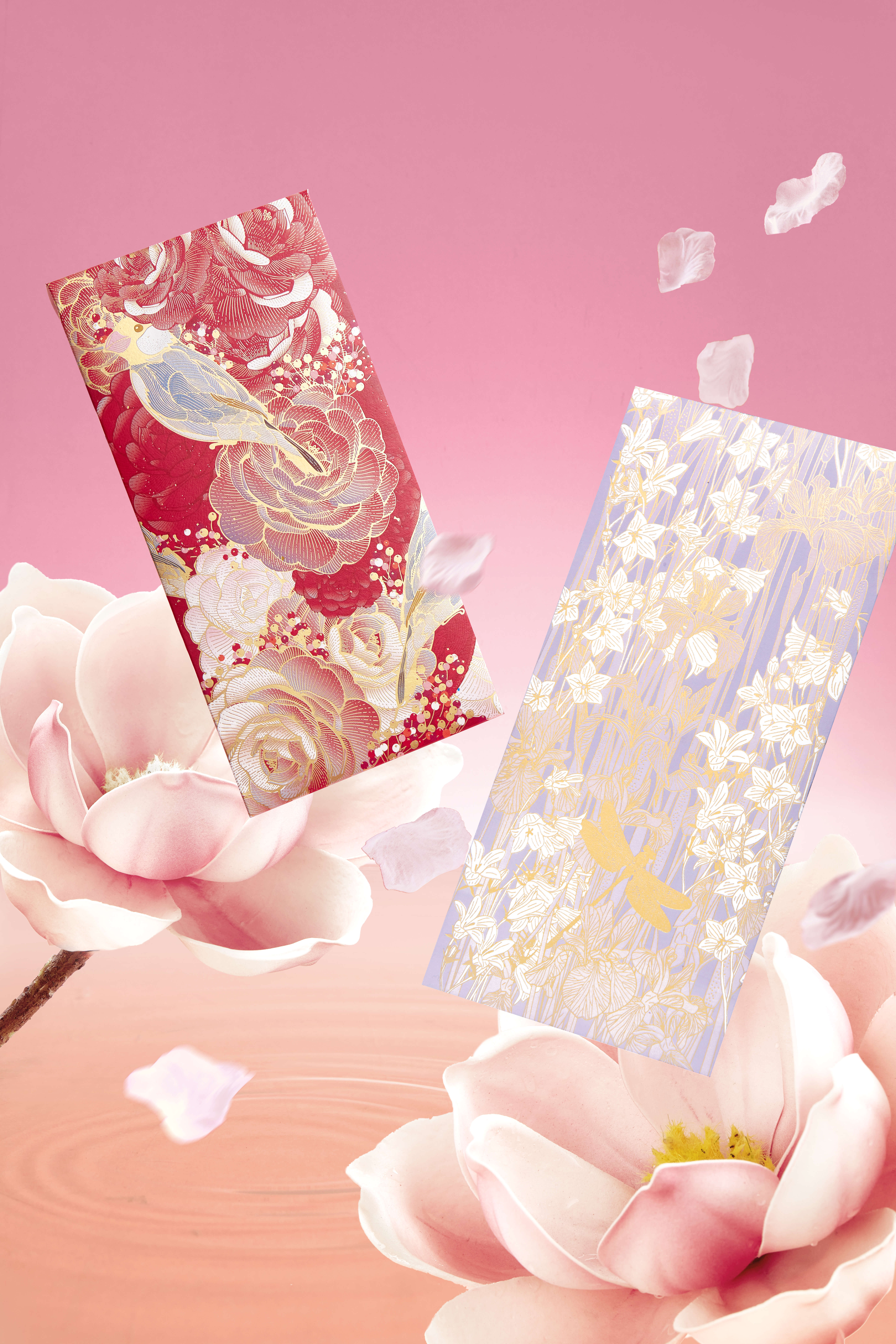Red envelopes，Design，delicate，gilding，blessing，