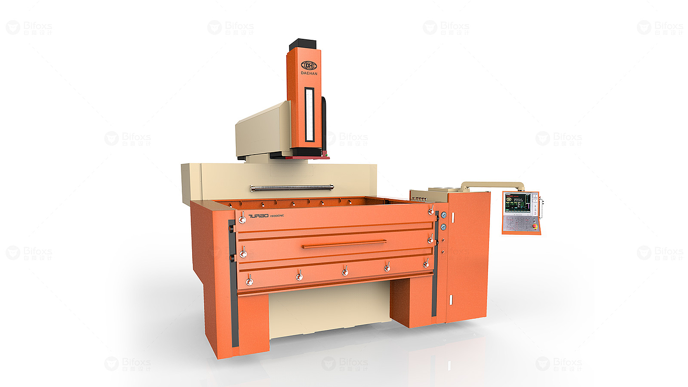 CNC spark machine design; Design of mirror spark machine，