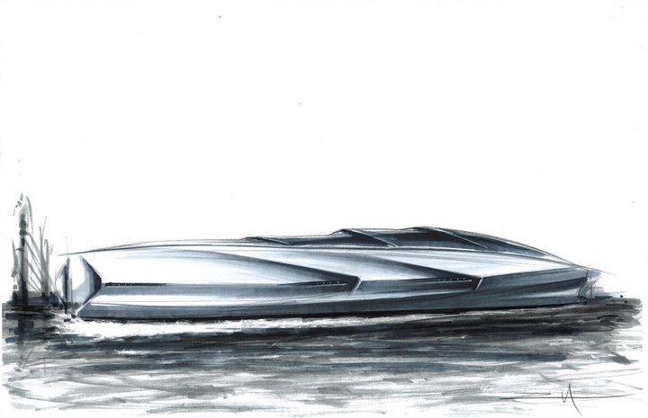 Ship design，sketch，