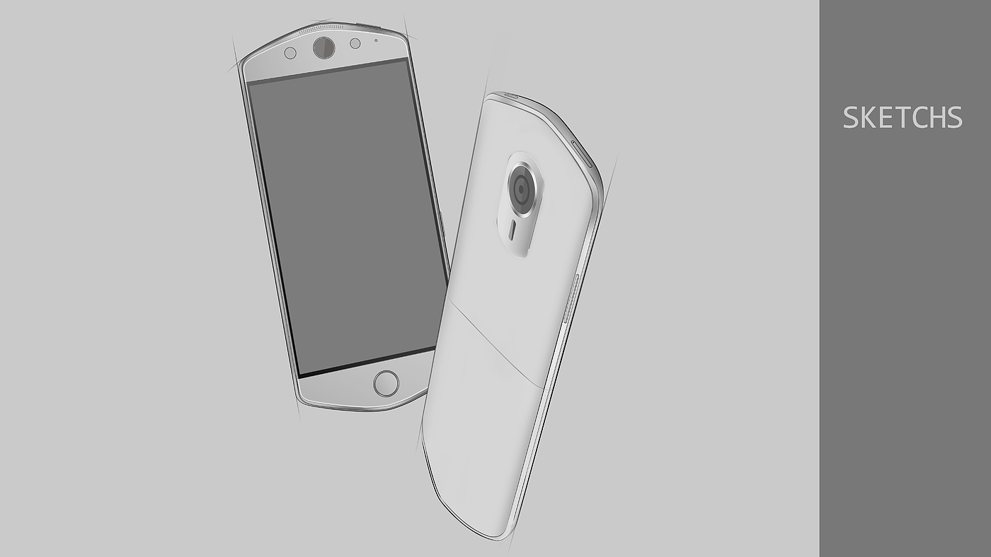 mobile phone，sketch，industrial design，Digital，Hand drawn industrial design，Hand drawn，