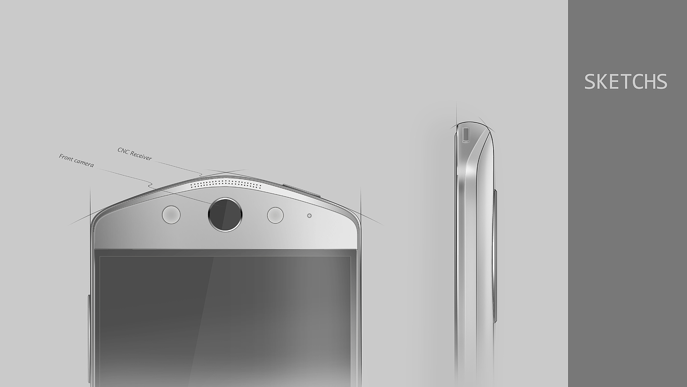 mobile phone，sketch，industrial design，Digital，Hand drawn industrial design，Hand drawn，