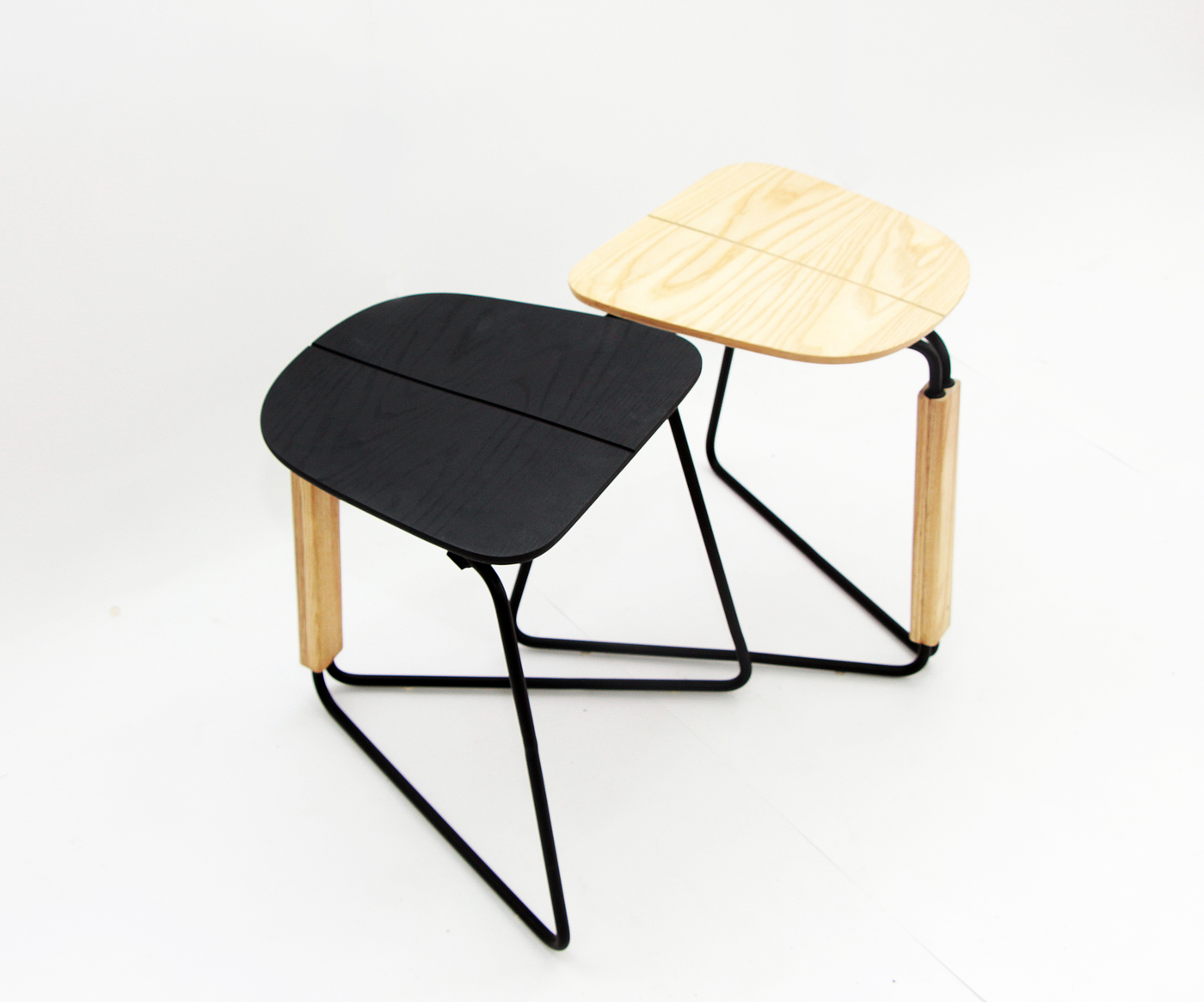 Hubble，Folding chair，Aluminum tube，solid wood，light，furniture design ，