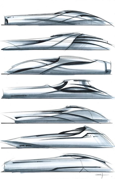 Ship design，sketch，