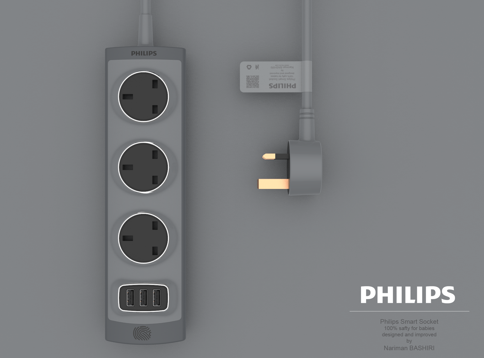 Safety arrangement，Philips，Intelligent insertion，Child safety products，