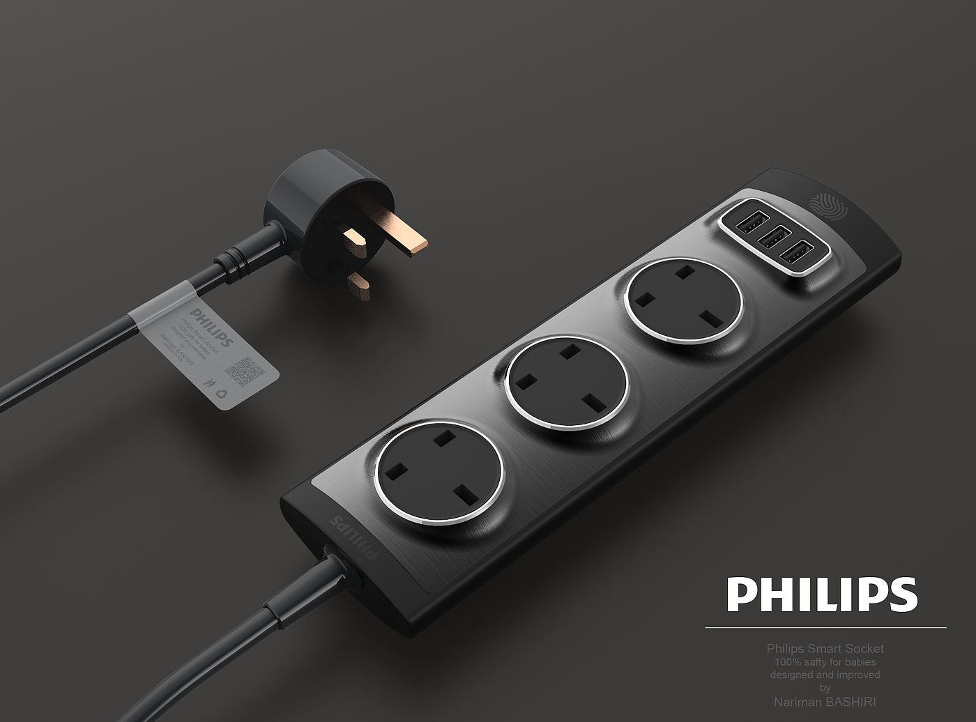 Safety arrangement，Philips，Intelligent insertion，Child safety products，