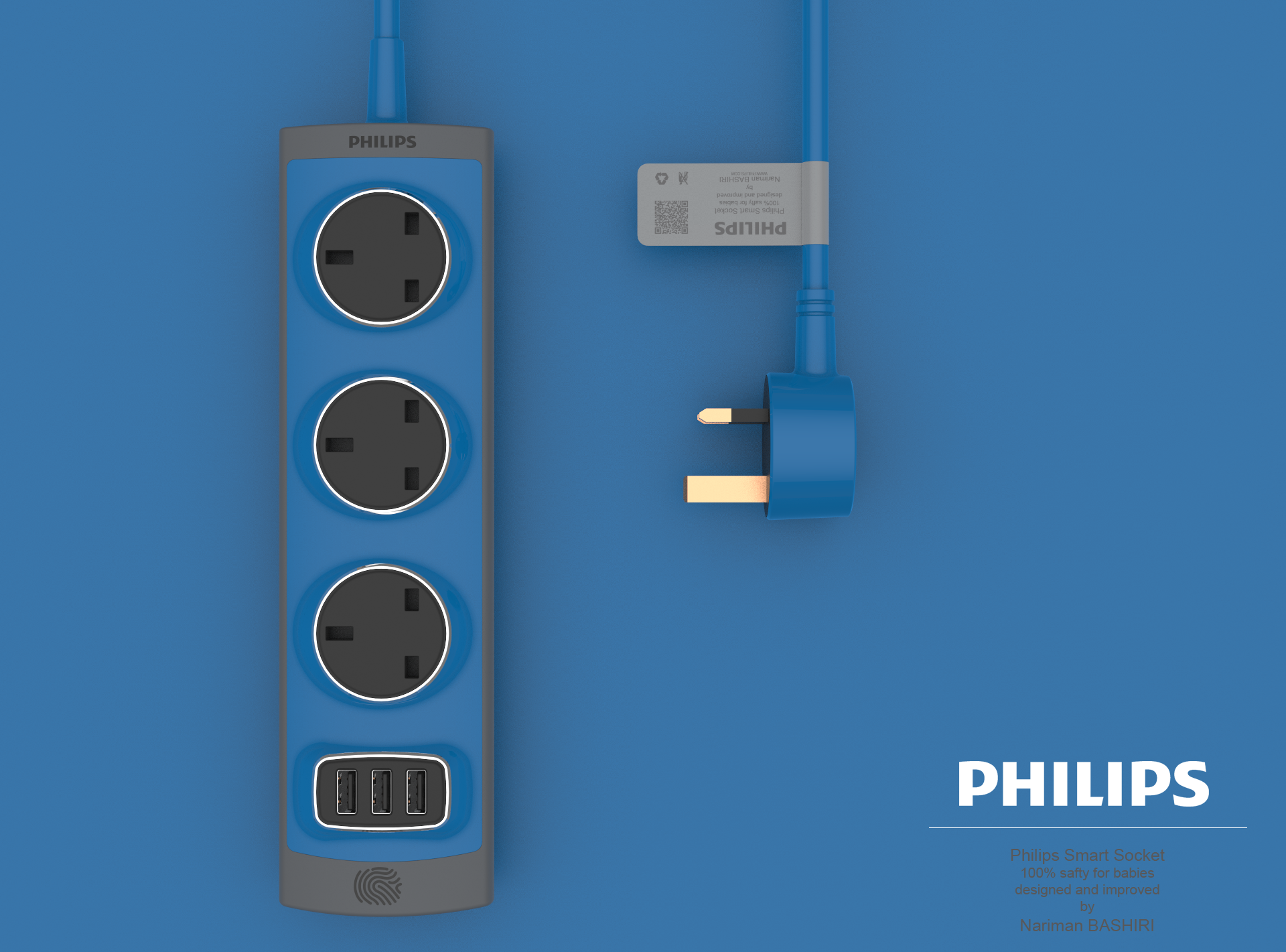 Safety arrangement，Philips，Intelligent insertion，Child safety products，
