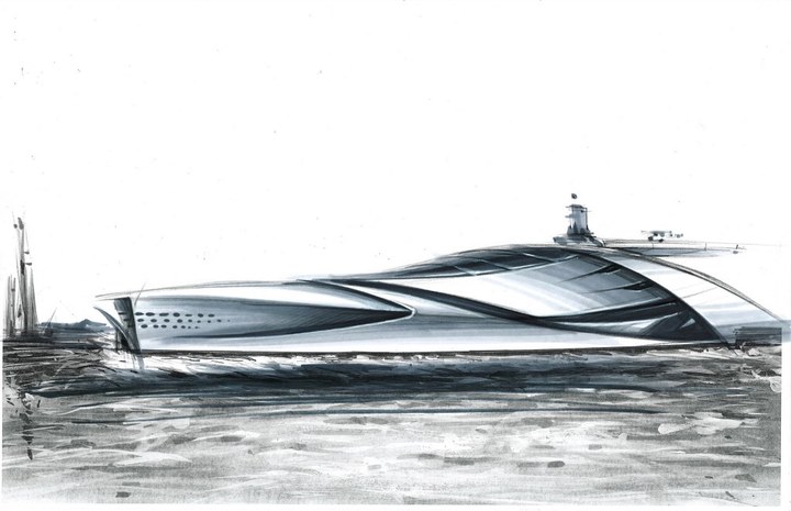 Ship design，sketch，