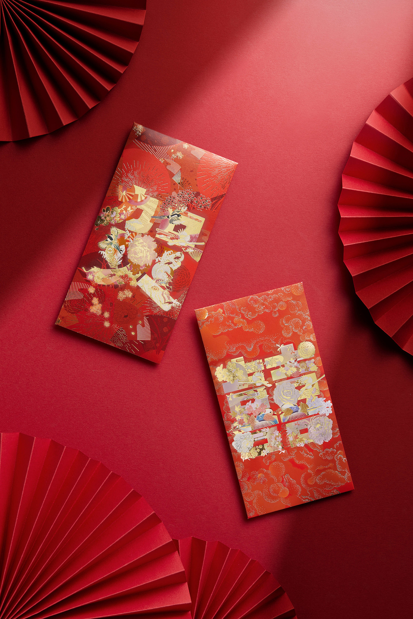Red envelopes，Design，delicate，gilding，Blessing，