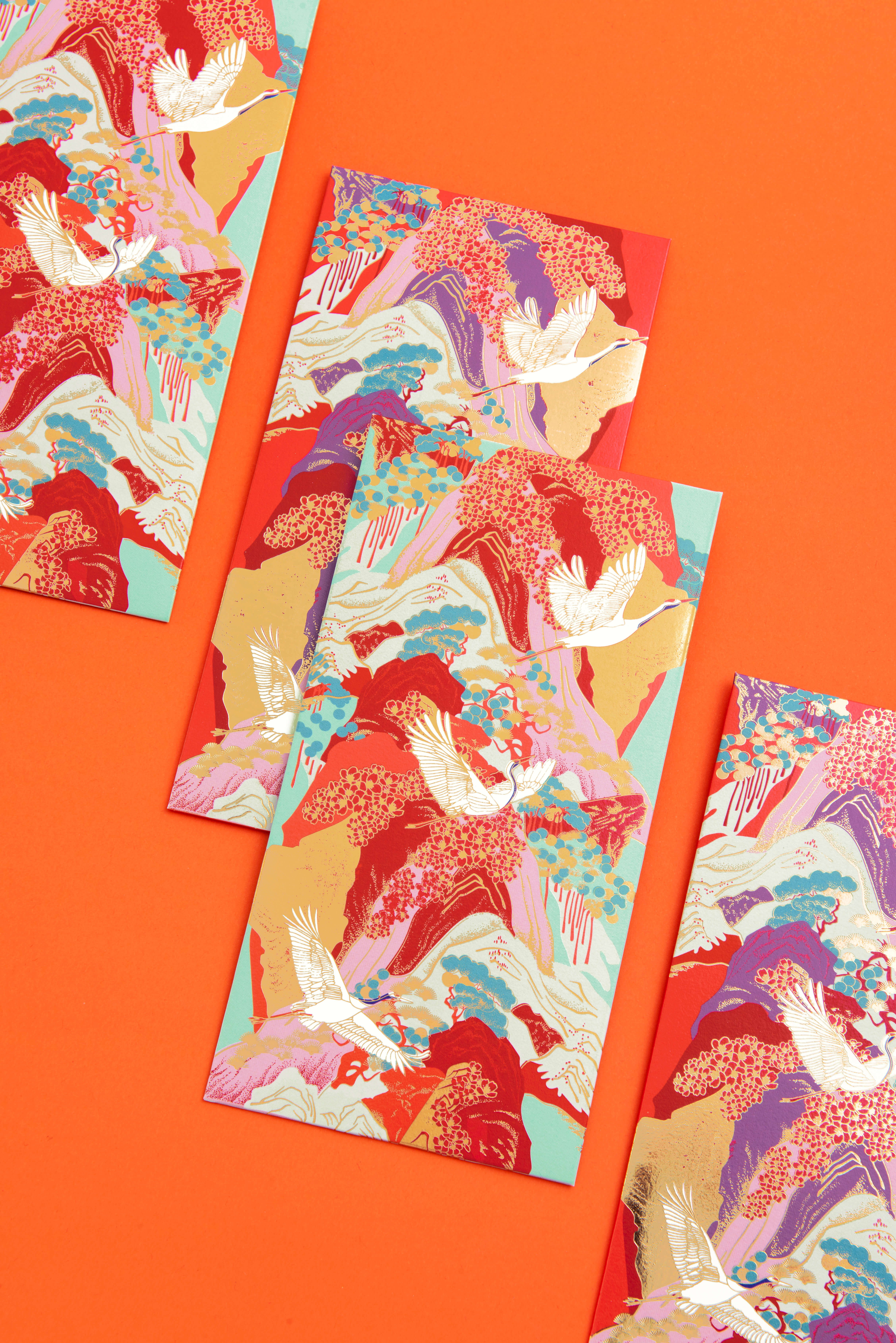 Red envelopes，Design，delicate，gilding，Blessing，