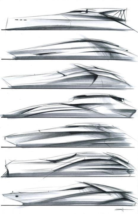 Ship design，sketch，