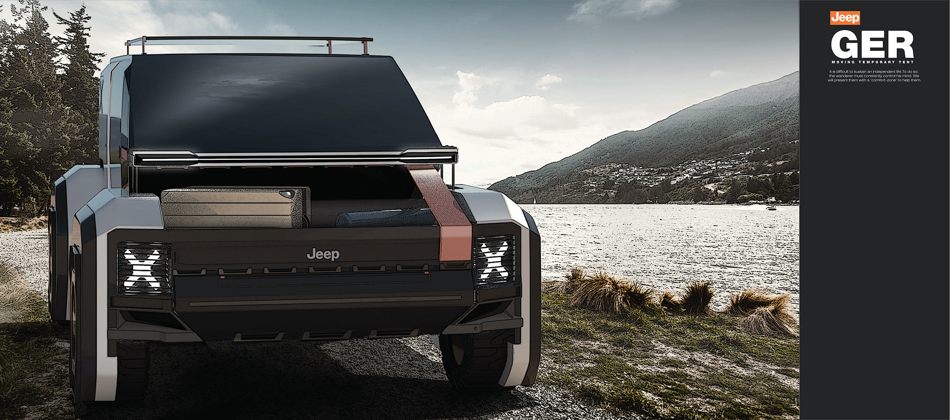 D-nomad，jeep，Mongolian yurts，