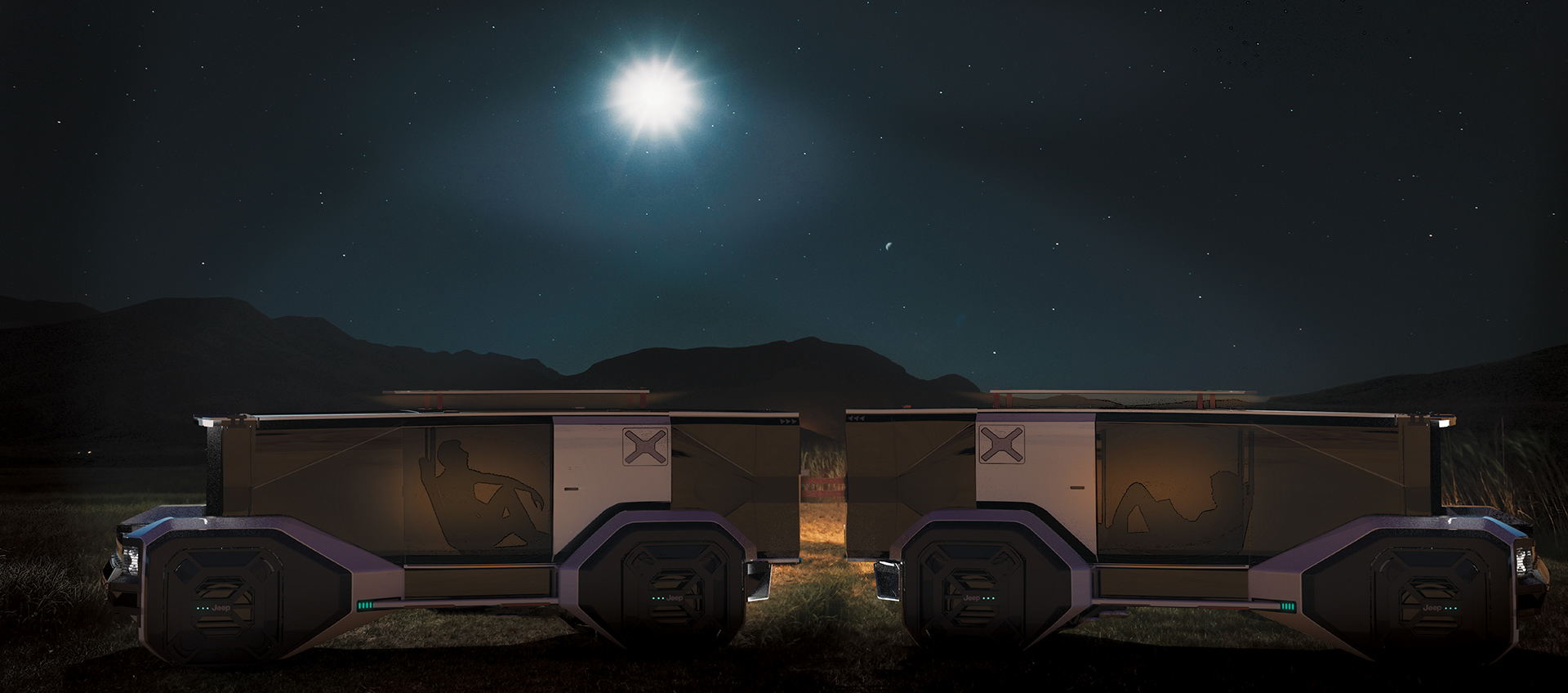 D-nomad，jeep，Mongolian yurts，