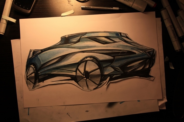 Ship design，sketch，