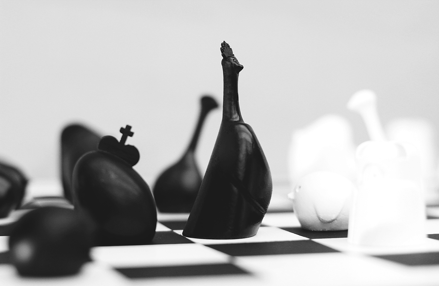 bird，Chinese chess，Interesting，egg，clay，3D printing，