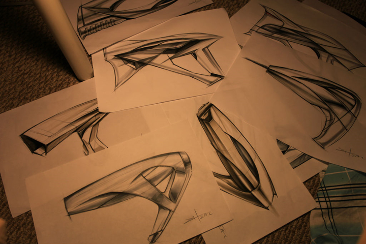 Ship design，sketch，