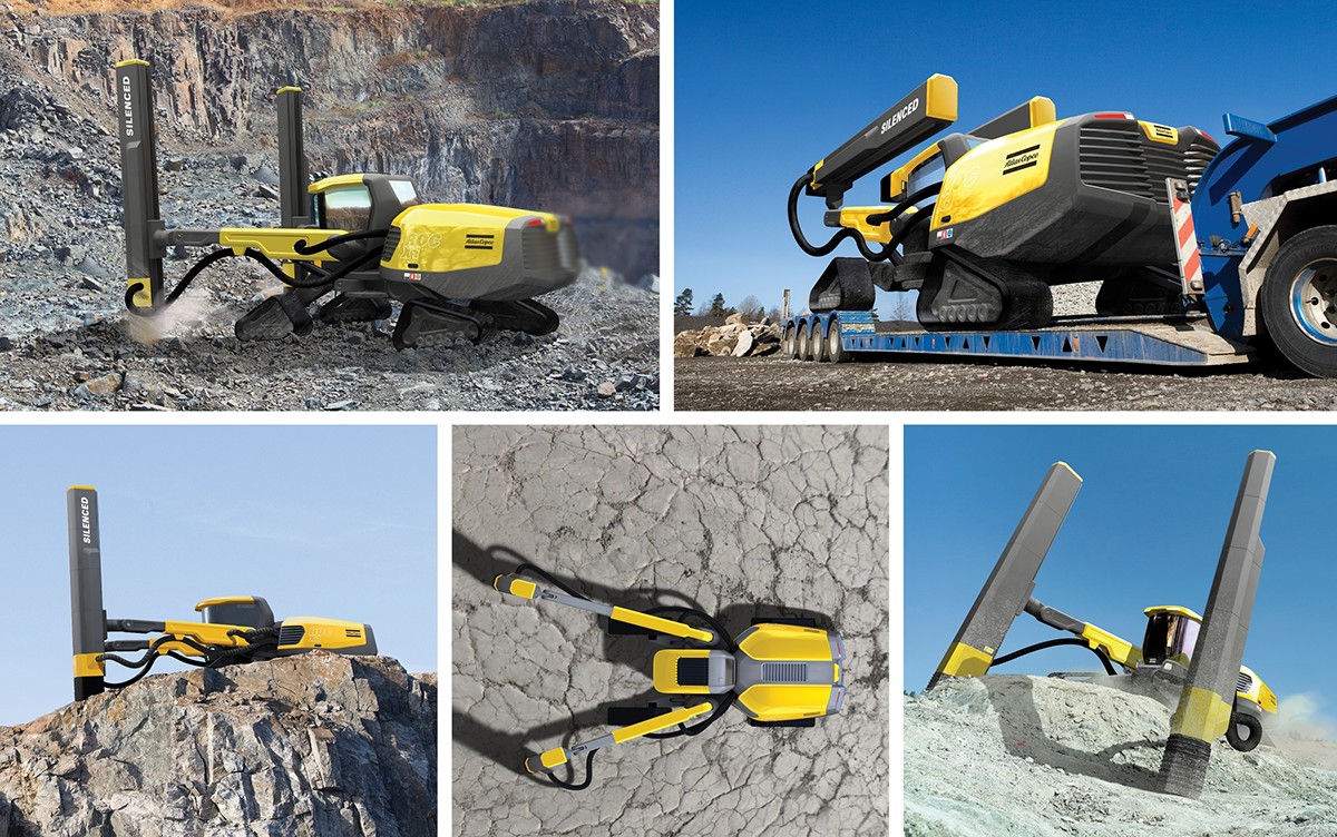 Rock drilling machine，Sweden，Large mechanical equipment，the World Expo，