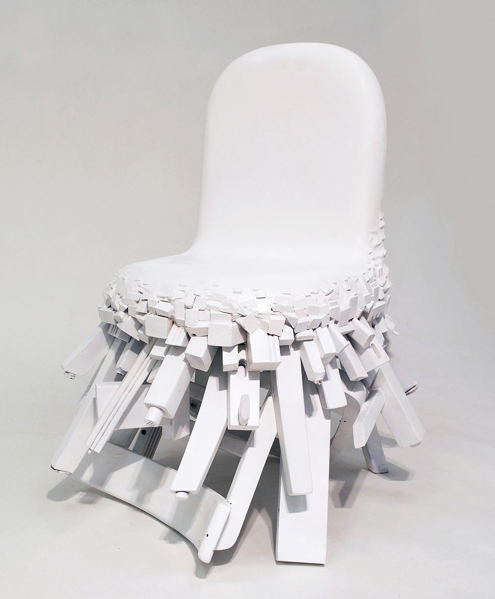 unique，melt，fuse，chair，furniture design ，