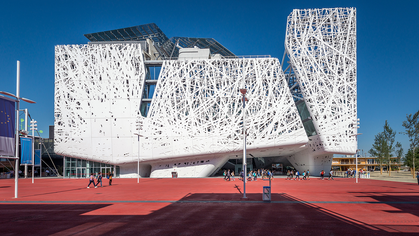 米兰世博会意大利馆哇哦它是占地1万3平米的森林建筑