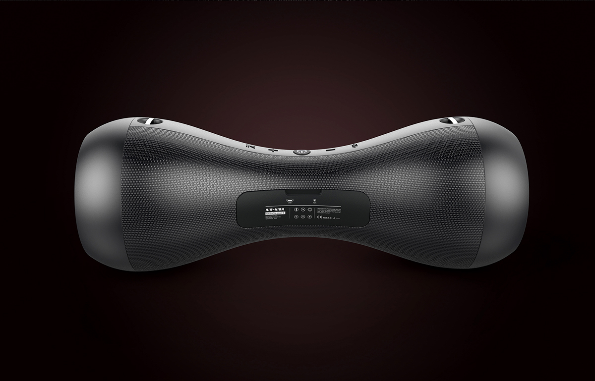 dumbbell，Bluetooth Speaker ，inspiration，black，