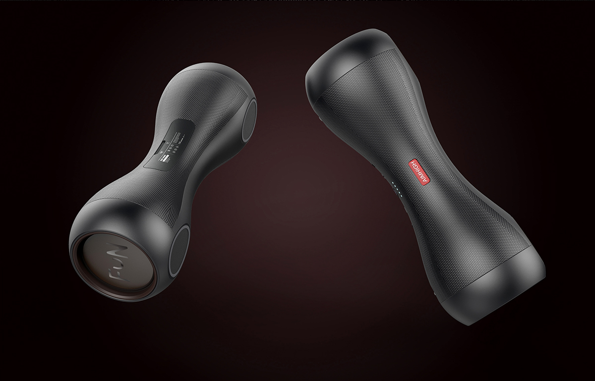 dumbbell，Bluetooth Speaker ，inspiration，black，